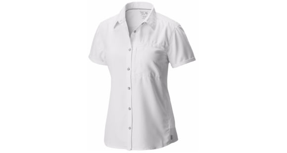 Mountain Hardwear Canyon Short Sleeve Shirt - Women's-White-X-Small