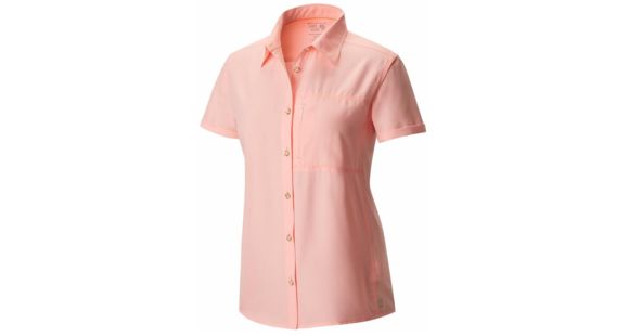 Mountain Hardwear Canyon Short Sleeve Shirt - Women's-Coralescent-Large