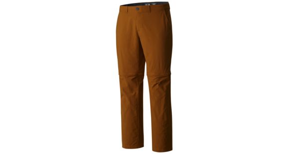 Mountain Hardwear Castil Convertible Pant - Men's-Golden Brown-Regular Inseam-33 Waist