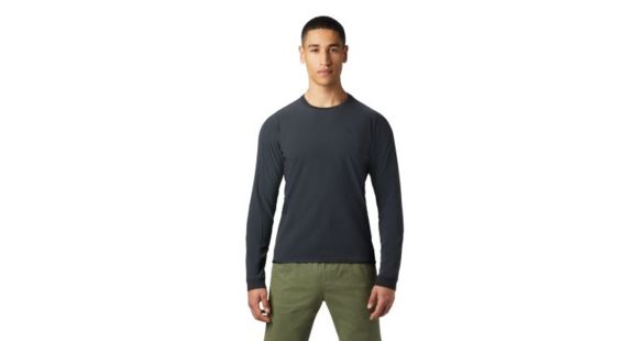 Mountain Hardwear Chockstone Hybrid Crew - Men's, Dark Storm, Medium, 1854801004-M