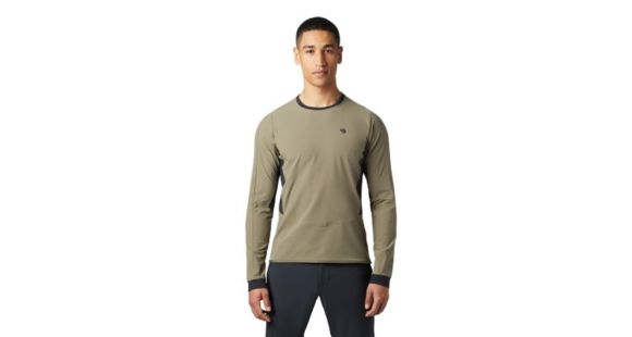Mountain Hardwear Chockstone Hybrid Crew - Men's, Light Army, Large, 1854801333-L