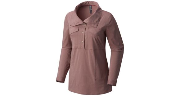 Mountain Hardwear Citypass Long Sleeve Popover - Women's, Smith Rock, M, 1648571602-M