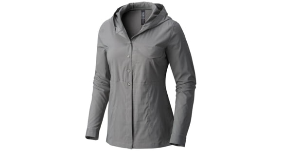 Mountain Hardwear Citypass Long Sleeve Shirt - Women's, Manta Grey, S, 1764491073-S