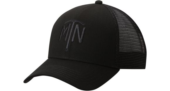 Mountain Hardwear Climb On Trucker Hat - Men's-Black MTN-One Size