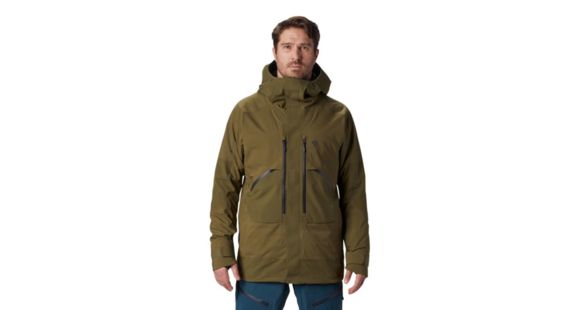Mountain Hardwear Cloud Bank Gore-Tex Insulated Jacket - Men's, Combat Green, Large, 1851361353-L