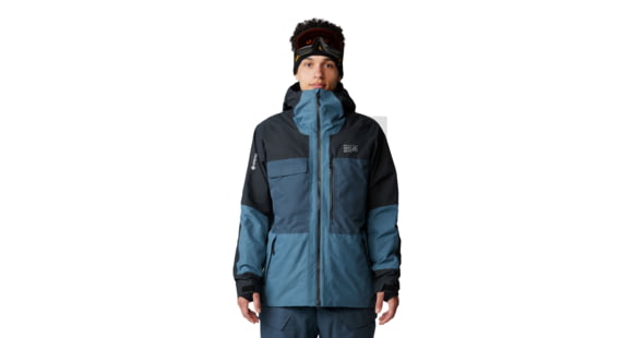Mountain Hardwear Cloud Bank Gore-Tex Jacket - Men's, Adriatic Blue, Moon Blue, Black, XL, 2091881444-444-XL