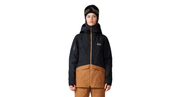 Mountain Hardwear Cloud Bank Gore-Tex Jacket - Women's, Black, Copper Clay, Large, 2092451010-L