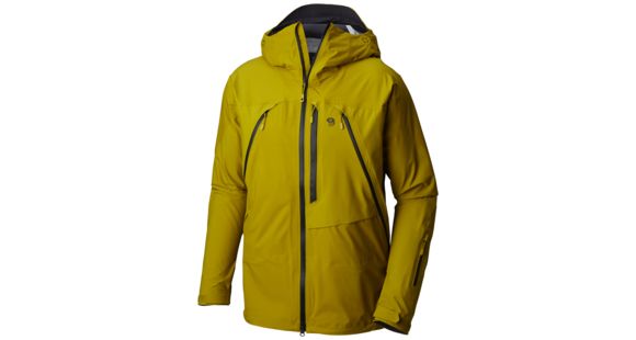 Mountain Hardwear CloudSeeker Ski Shell Jacket - Men's, Dark Citron, Medium, 1812571358-M