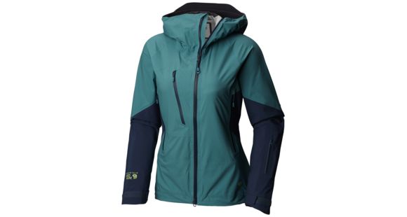 Mountain Hardwear CloudSeeker Ski Shell Jacket - Women's, Lakeshore Blue, Large, 1793031328-L