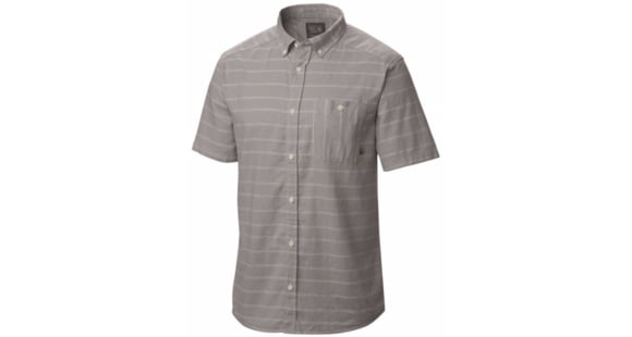 Mountain Hardwear Codelle Short Sleeve Shirt - Men's, Steam, Small, 1574091088-S