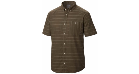 Mountain Hardwear Codelle Short Sleeve Shirt - Men's-Stone Green-Small