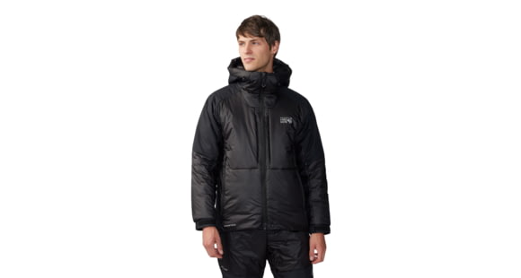 Mountain Hardwear Compressor Alpine Hooded Jacket - Men's, Black, LxR, 2091911-010-S