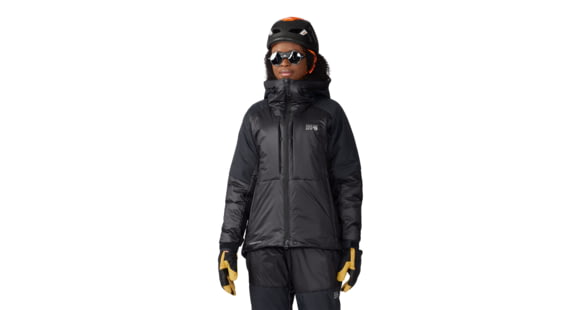Mountain Hardwear Compressor Alpine Hooded Jacket - Women's, Black, XXSxR, 2092471-010-XL