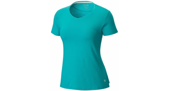 Mountain Hardwear CoolHiker 2 Short Sleeve T - Women's-Glacier Green-Large