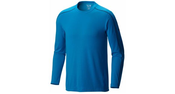 Mountain Hardwear CoolHiker Long Sleeve T - Men's-Dark Compass-Medium