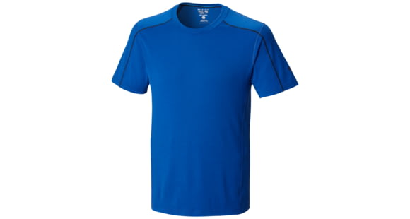 Mountain Hardwear CoolHiker Short Sleeve T - Men's-Azul-Large