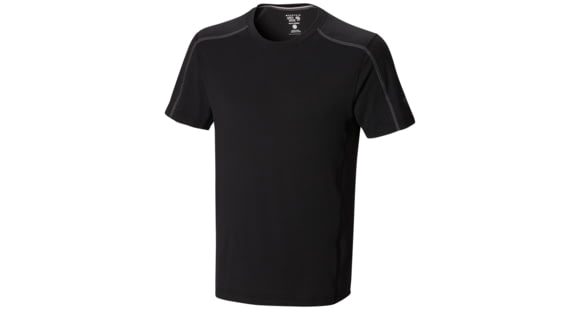 Mountain Hardwear CoolHiker Short Sleeve T - Men's-Black-Large