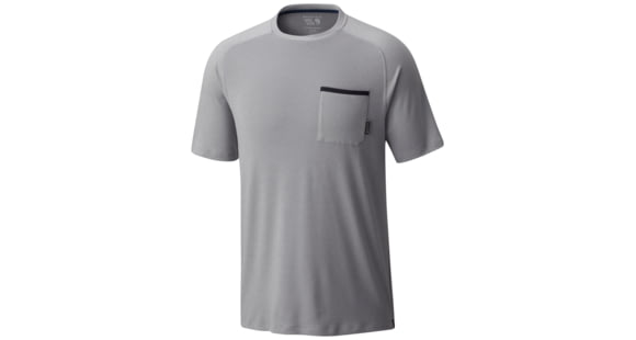 Mountain Hardwear CoolHiker Short Sleeve T - Men's-Manta Grey-Medium