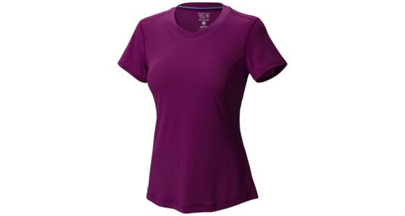 Mountain Hardwear CoolHiker Short Sleeve T - Women's-Berry Jam-Large