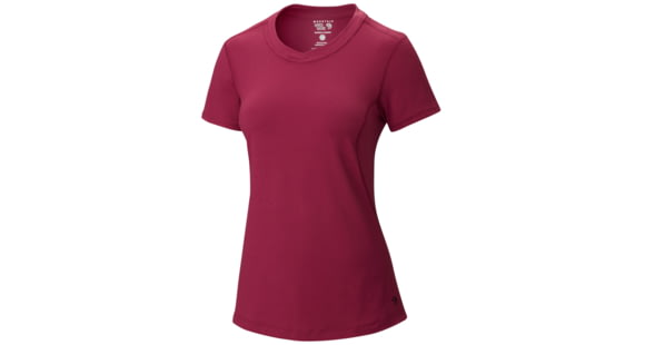 Mountain Hardwear CoolHiker Short Sleeve T - Women's-Red Plum-Small