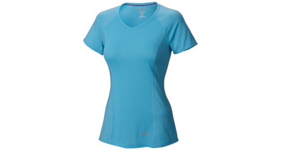 Mountain Hardwear CoolRunner Short Sleeve T - Women's-Bounty Blue-Large