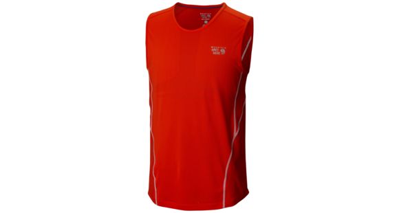 Mountain Hardwear CoolRunner Tank - Men's-State Orange-Small