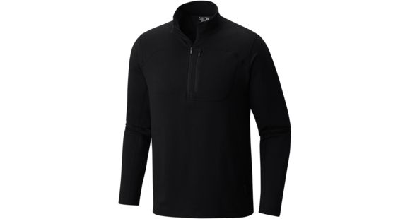 Mountain Hardwear Cragger 1/2 Zip - Men's-Black-X-Large