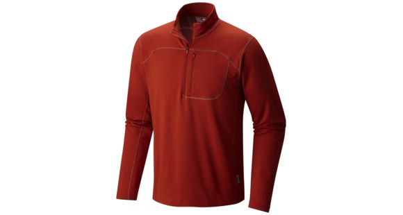 Mountain Hardwear Cragger 1/2 Zip - Men's-Dark Copper-Small