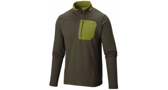 Mountain Hardwear Cragger 1/2 Zip - Men's-Greenscape-Medium