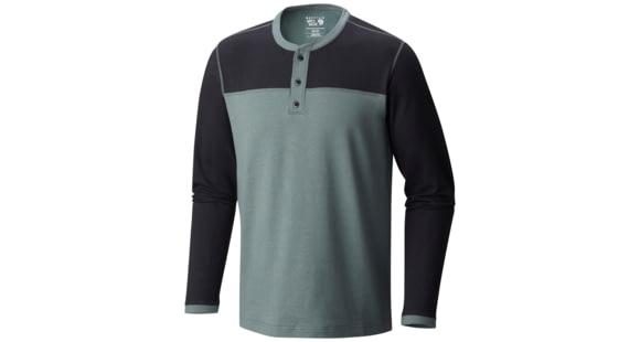 Mountain Hardwear Cragger Henley - Men's-Thunderhead Grey-Medium