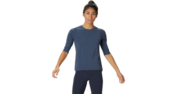 Mountain Hardwear Crater Lake 3/4 Crew - Women's, Zinc, Extra Large, 1847301492-XL