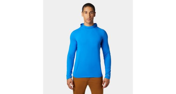 Mountain Hardwear Crater Lake Long Sleeve Hoody - Men's, Altitude Blue, Extra Large, 1829321438-XL