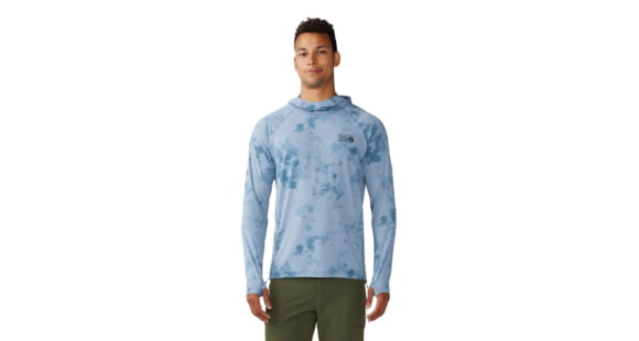 Mountain Hardwear Crater Lake Long Sleeve Hoody - Men's, Element Nebula Print, Extra Large, 1982411435-XL