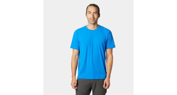 Mountain Hardwear Crater Lake Short Sleeve T-Shirt - Men's, Altitude Blue, 2XL, 1829341438-XXL