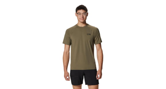 Mountain Hardwear Crater Lake Short Sleeve T-Shirt - Men's, Stone Green, 2XL, 1982431397-XXL