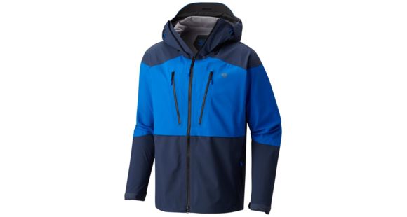 Mountain Hardwear Cyclone Jacket - Men's, Altitude Blue, Zinc, L, 1731851438-L