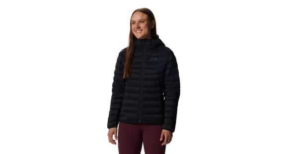 Mountain Hardwear Deloro Down Full Zip Hoody - Women's, Large, Black, 2004161010-Black-L