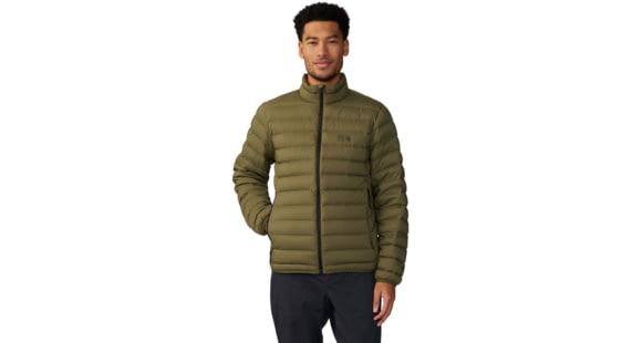 Mountain Hardwear Deloro Down Jacket - Men's, Combat Green, 2XL, 2004001353-Combat Green-XXL