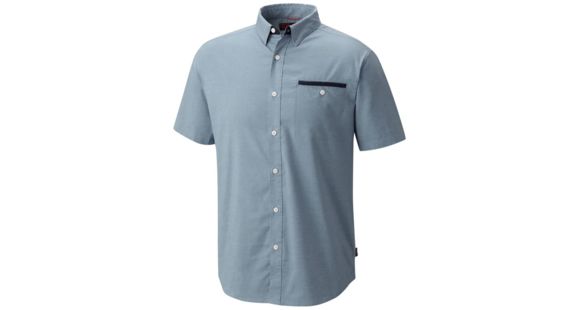 Mountain Hardwear Denton Short Sleeve Shirt - Men's, Blue Granite, S, 1708151404-S