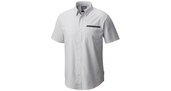 Mountain Hardwear Denton Short Sleeve Shirt - Men's-Grey Ice-Small