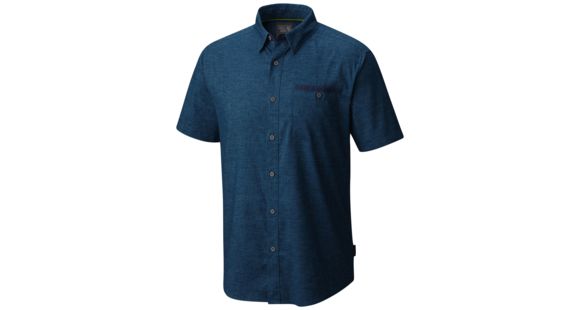 Mountain Hardwear Denton Short Sleeve Shirt - Men's-Phoenix Blue-Medium