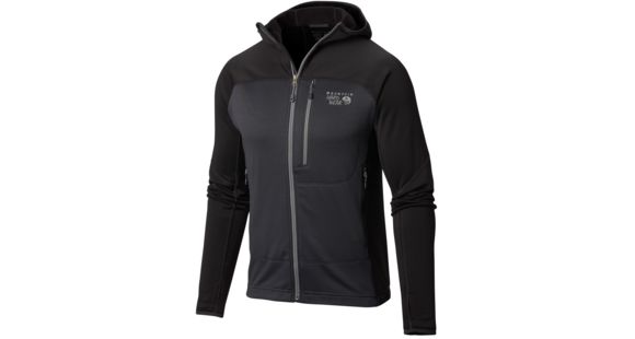 Mountain Hardwear Desna Grid Hooded Jacket - Men's-Shark-Medium