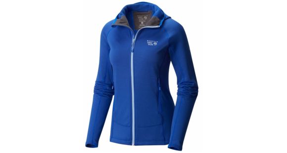 Mountain Hardwear Desna Grid Hooded Jacket - Women's-Bright Island Blue-X-Small