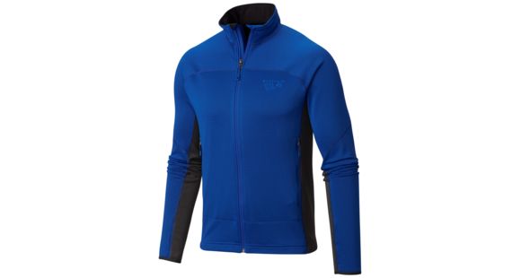 Mountain Hardwear Desna Grid Jacket - Men's-Azul/Shark-Large