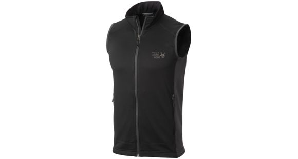 Mountain Hardwear Desna Grid Vest - Men's -Black/Shark-X-Large