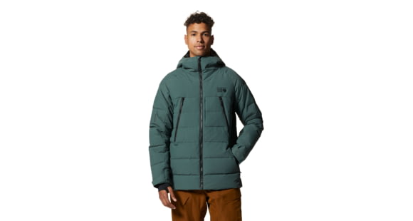 Mountain Hardwear Direct North Gore-Tex Down Jacket - Men's, Extra Large, Black Spruce, 1942901352-Black Spruce-XL