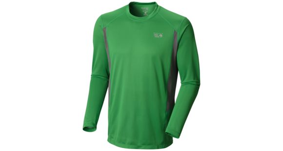 Mountain Hardwear Double Wicked Long Sleeve Shirt - Men's-Fuse Green-X-Large