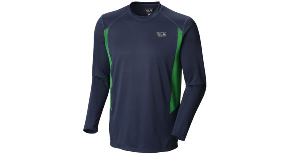 Mountain Hardwear Double Wicked Long Sleeve Shirt - Men's-Zinc-X-Large
