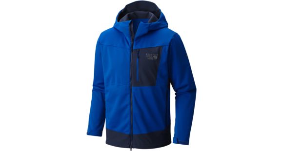 Mountain Hardwear Dragon Hooded Jacket - Men's-Altitude Blue-Large