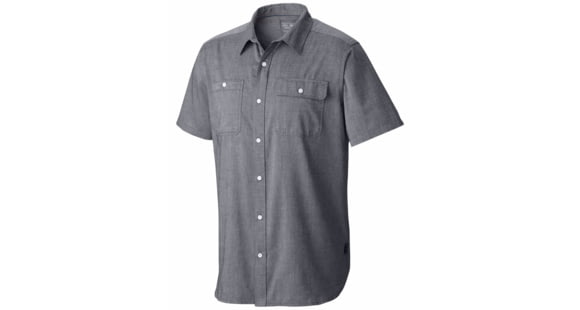 Mountain Hardwear Drummond Utility Short Sleeve - Men's-Black-Large